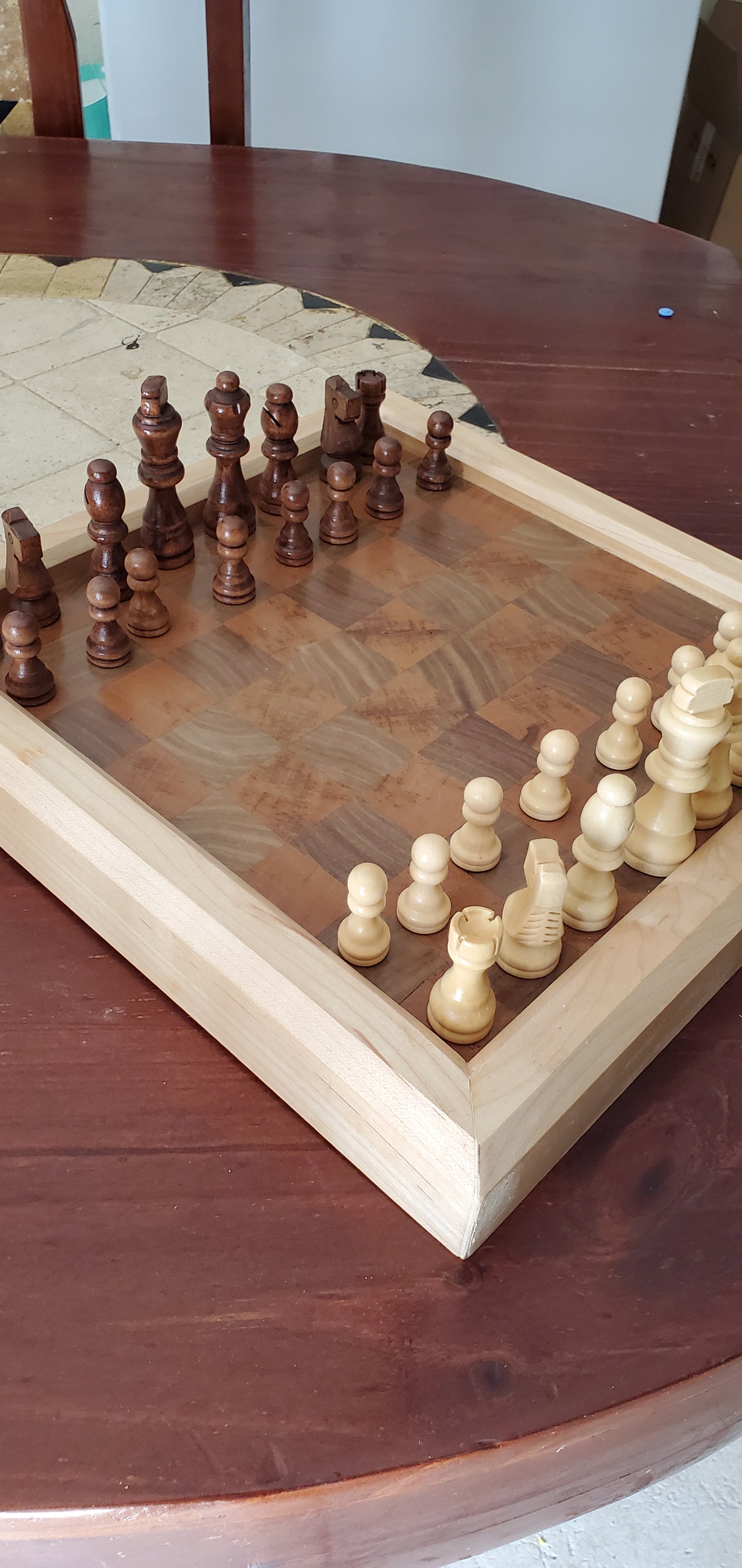 Custom Chess Board SOLD