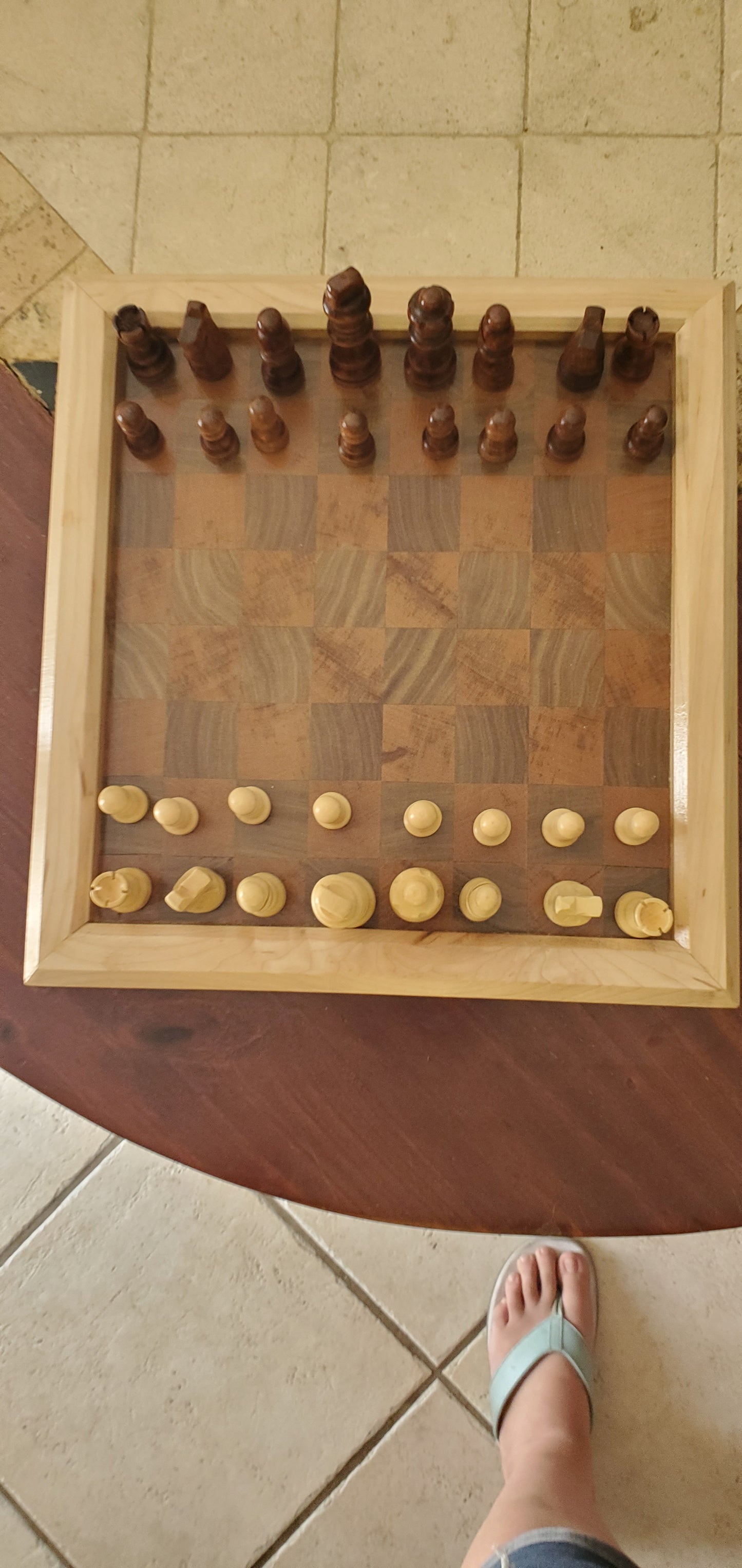 Custom Chess Board SOLD