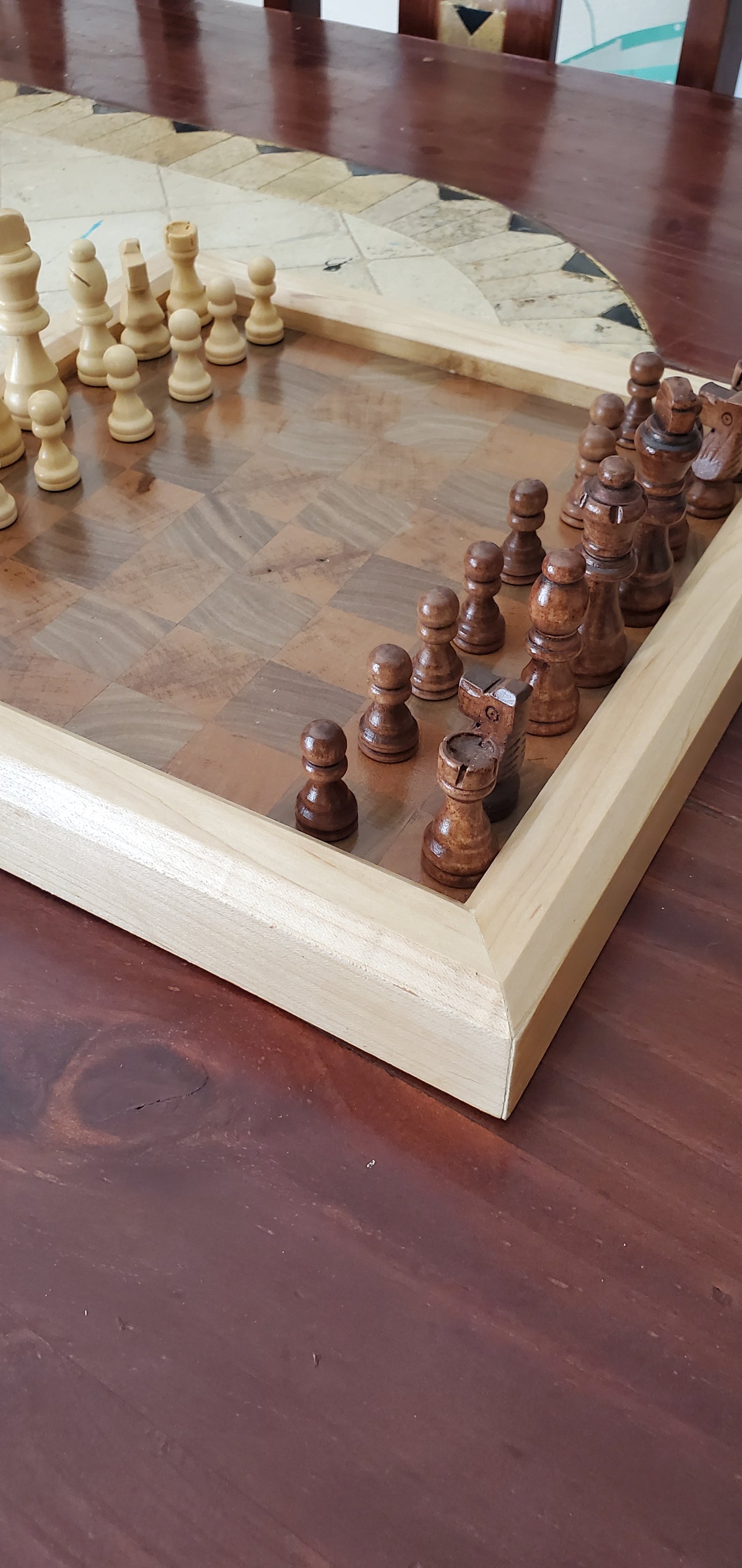 Custom Chess Board SOLD