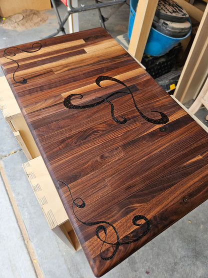 Custom Walnut Cutting board