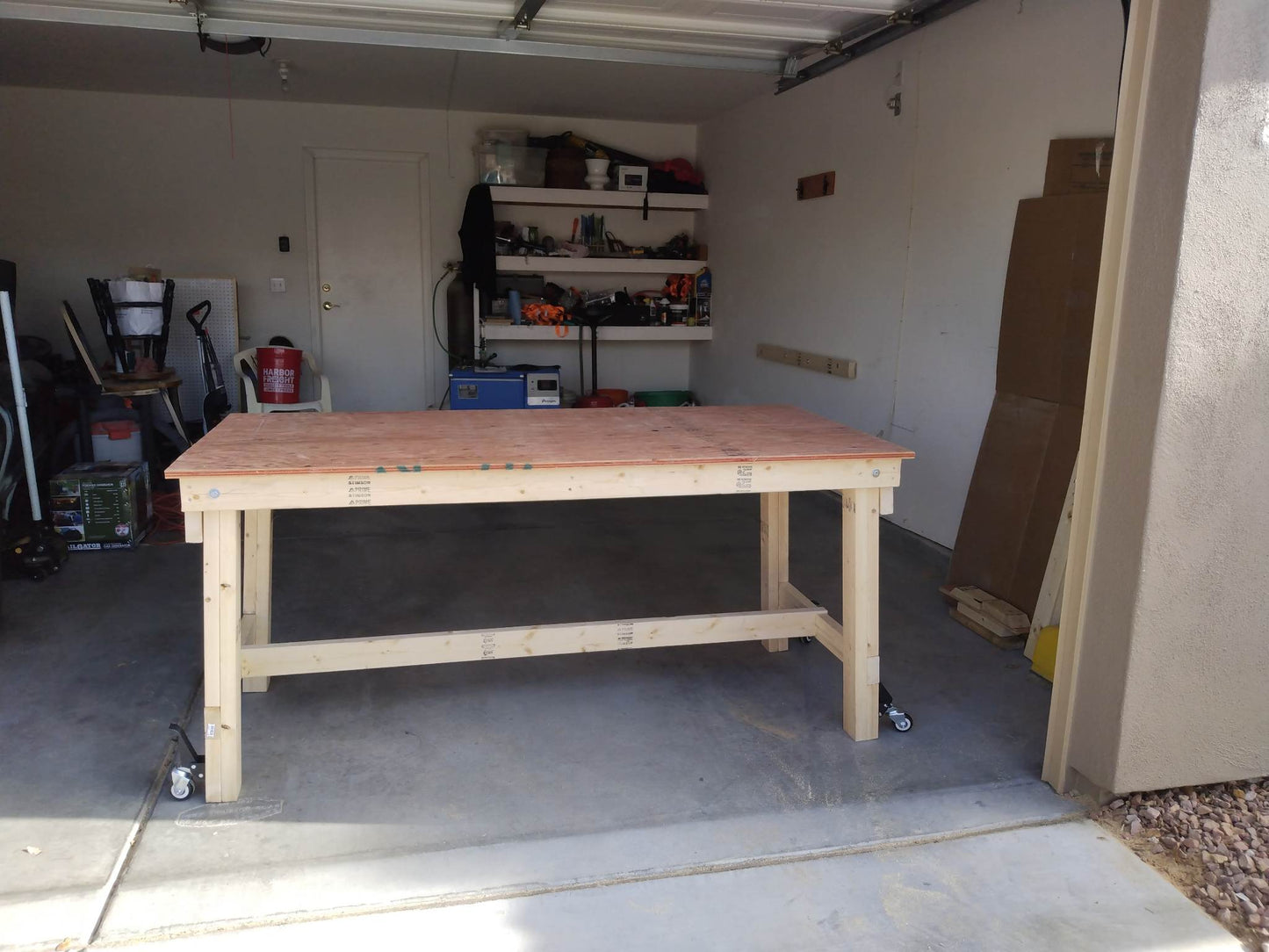 Custom Fold Away Work Bench SOLD