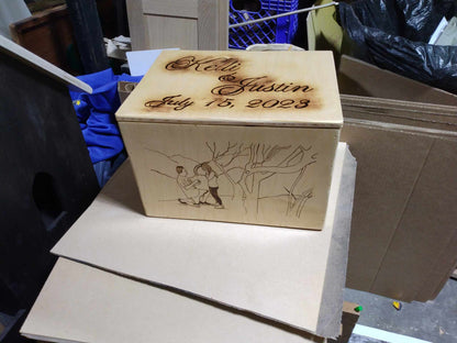 Custom Wedding Card Box SOLD