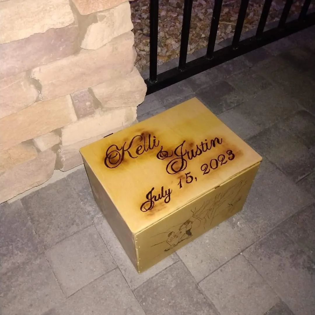 Custom Wedding Card Box SOLD