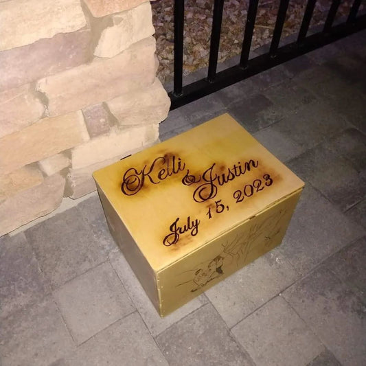 Custom Wedding Card Box SOLD