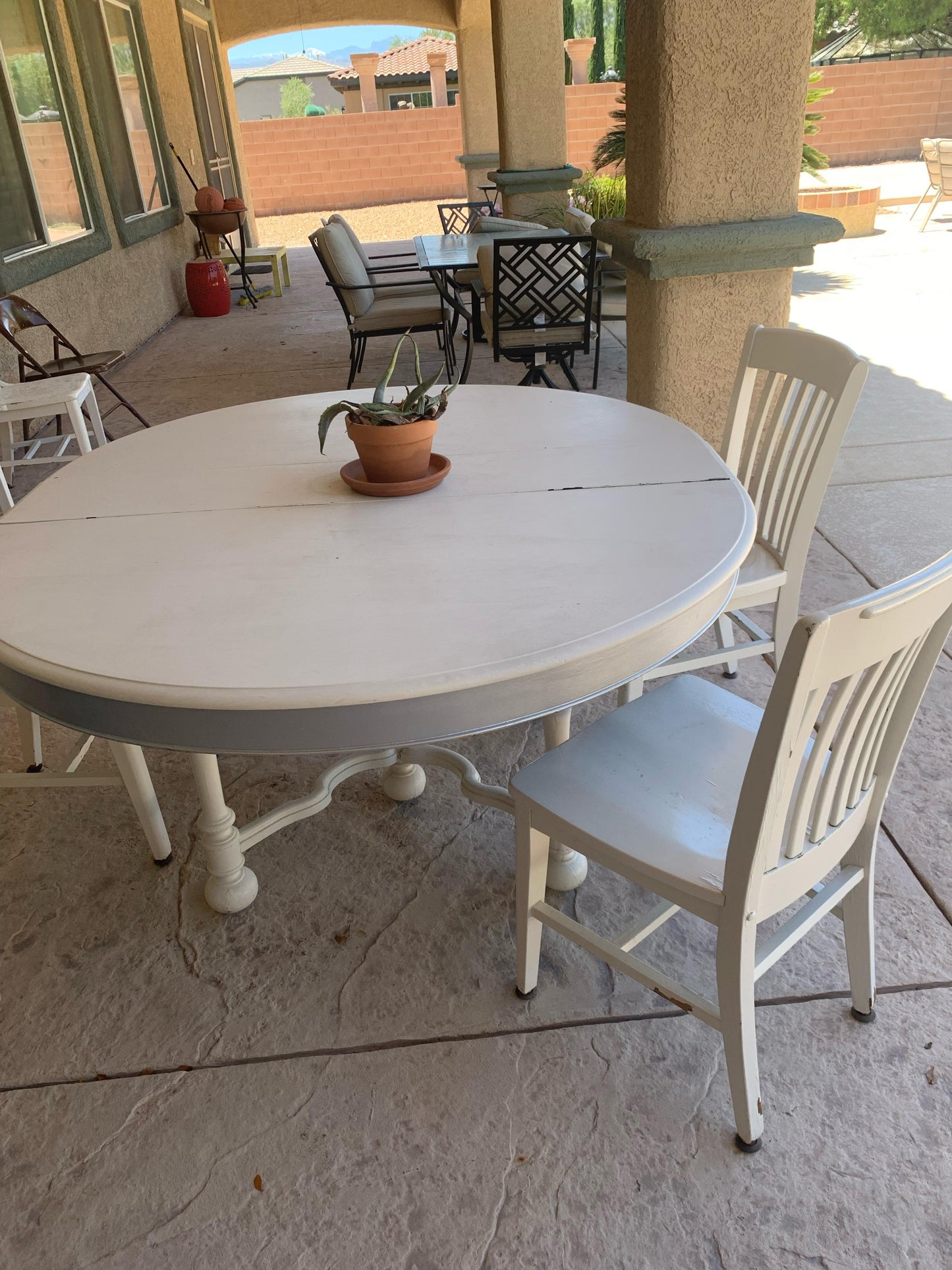 Custom Refinished 1950 table SOLD