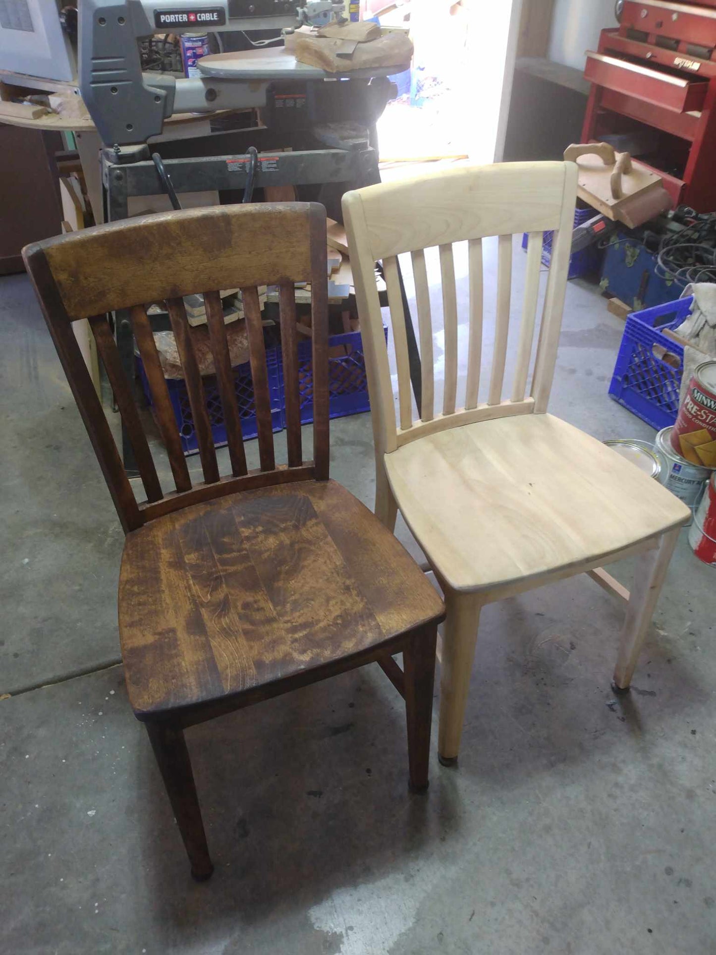 Custom Refinished 1950 table SOLD